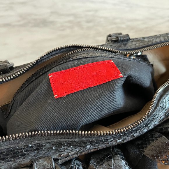 Valentino Garavani Python Leather Handbag - Picture 6 of 6